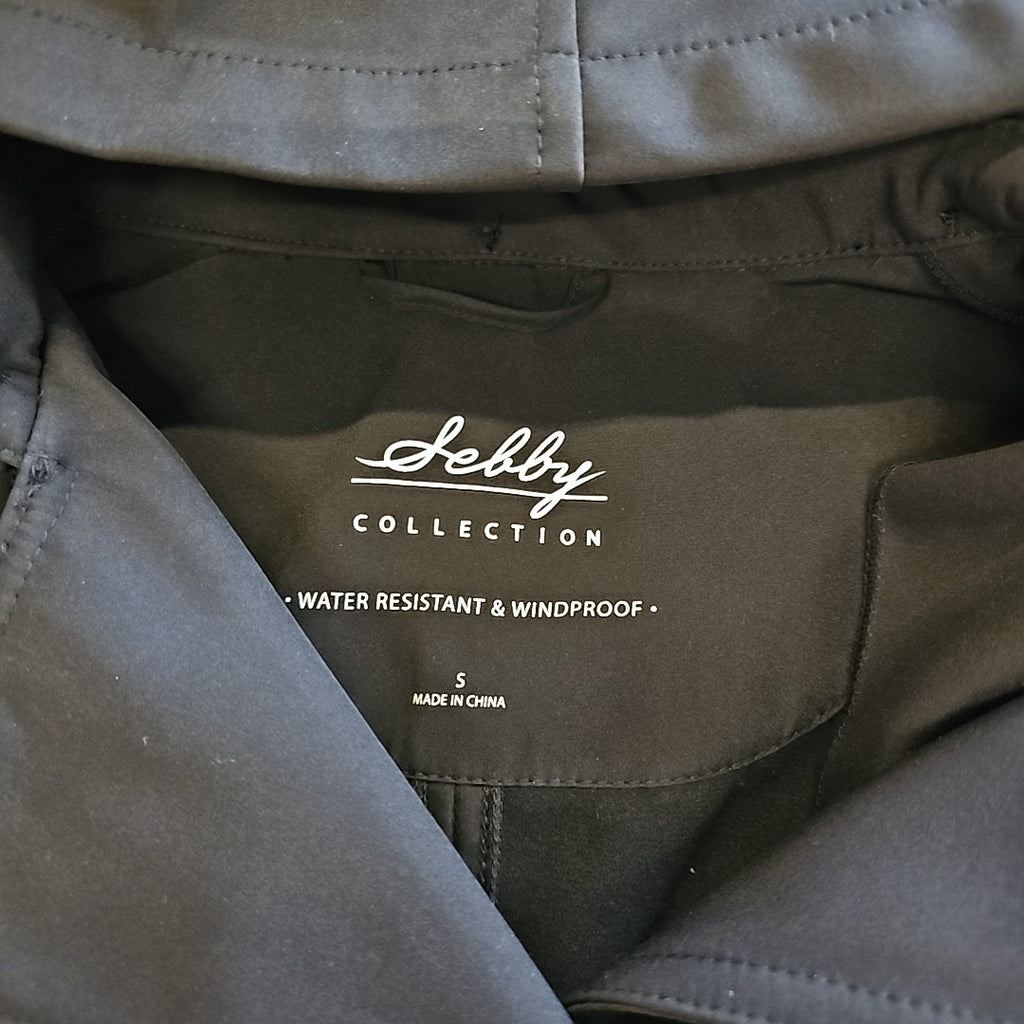 Women's Sebby Collection Double Breasted Softshell Trench Coat