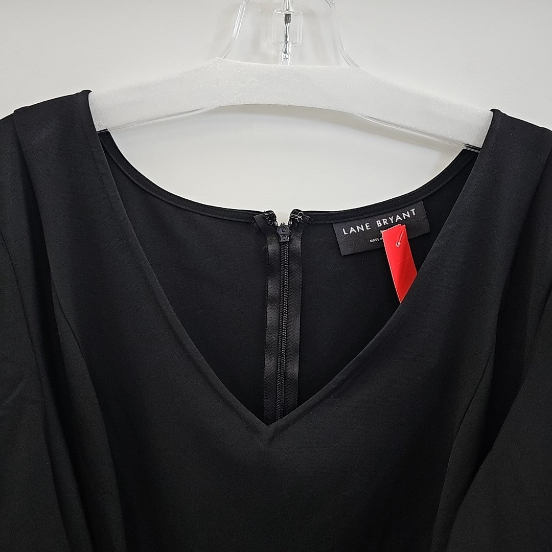 Lane Bryant Size 20 Black Preloved Dress