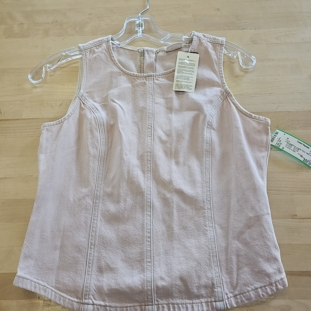 Levi S Premium Women S Topanga Denim Tank Top - Candy Floss Top - LUS