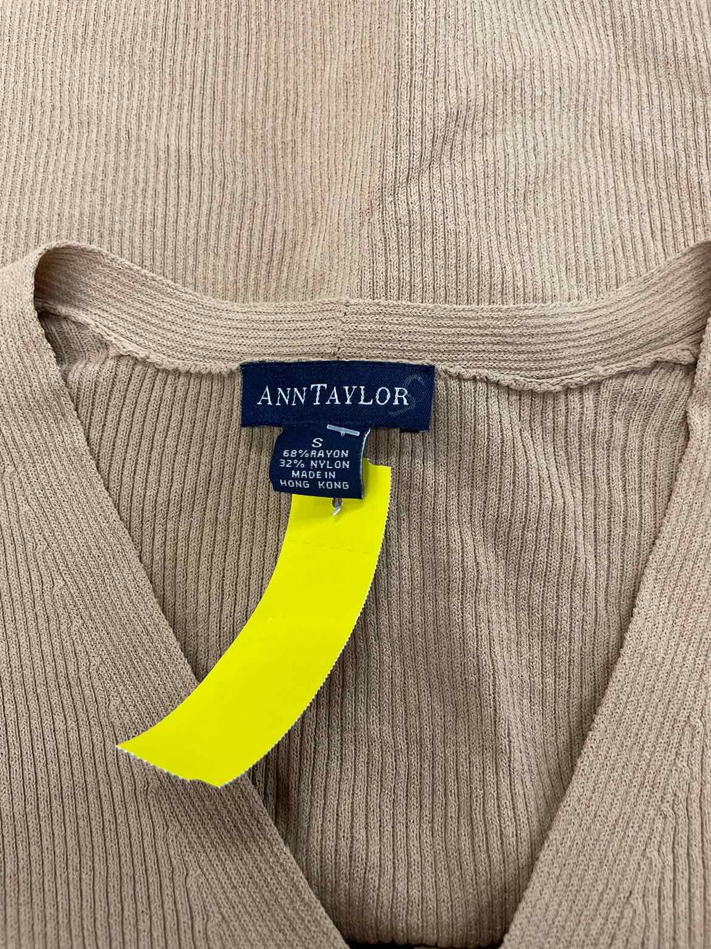 Ann Taylor Size S Beige Cardigan