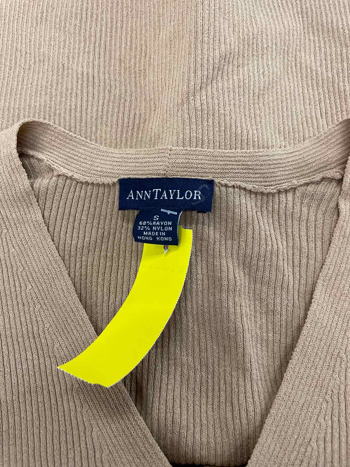 Ann Taylor Size S Beige Cardigan