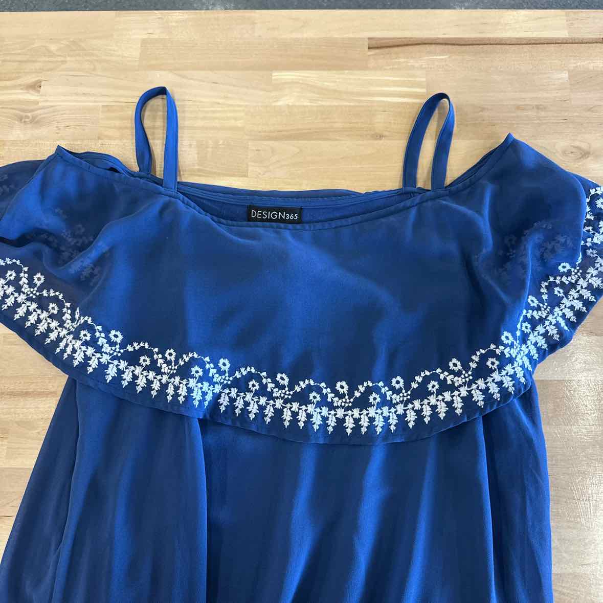 Design 365 Size L Blue Sleeveless