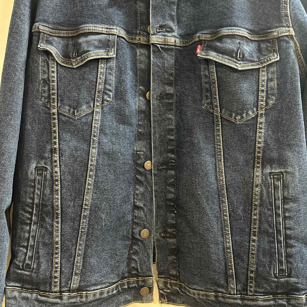 Levi's Size XL dark blue Denim MENS Jacket