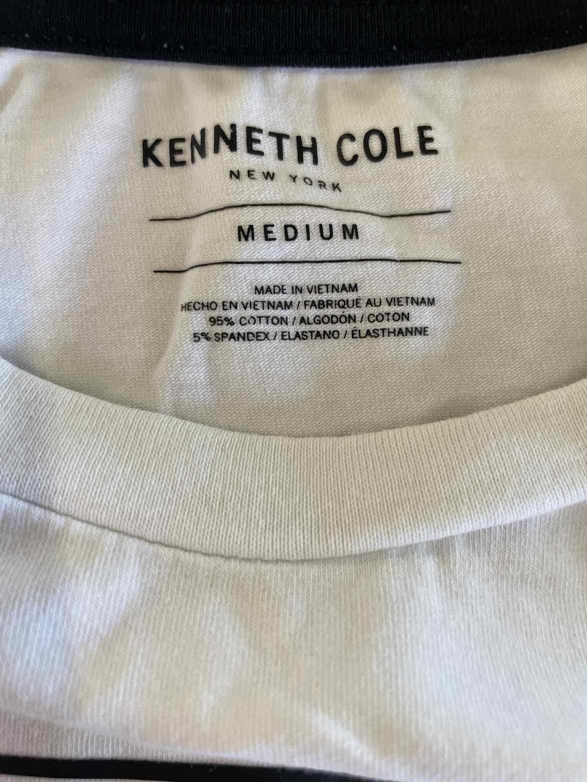 Kenneth Cole Size M White MENS T-shirt