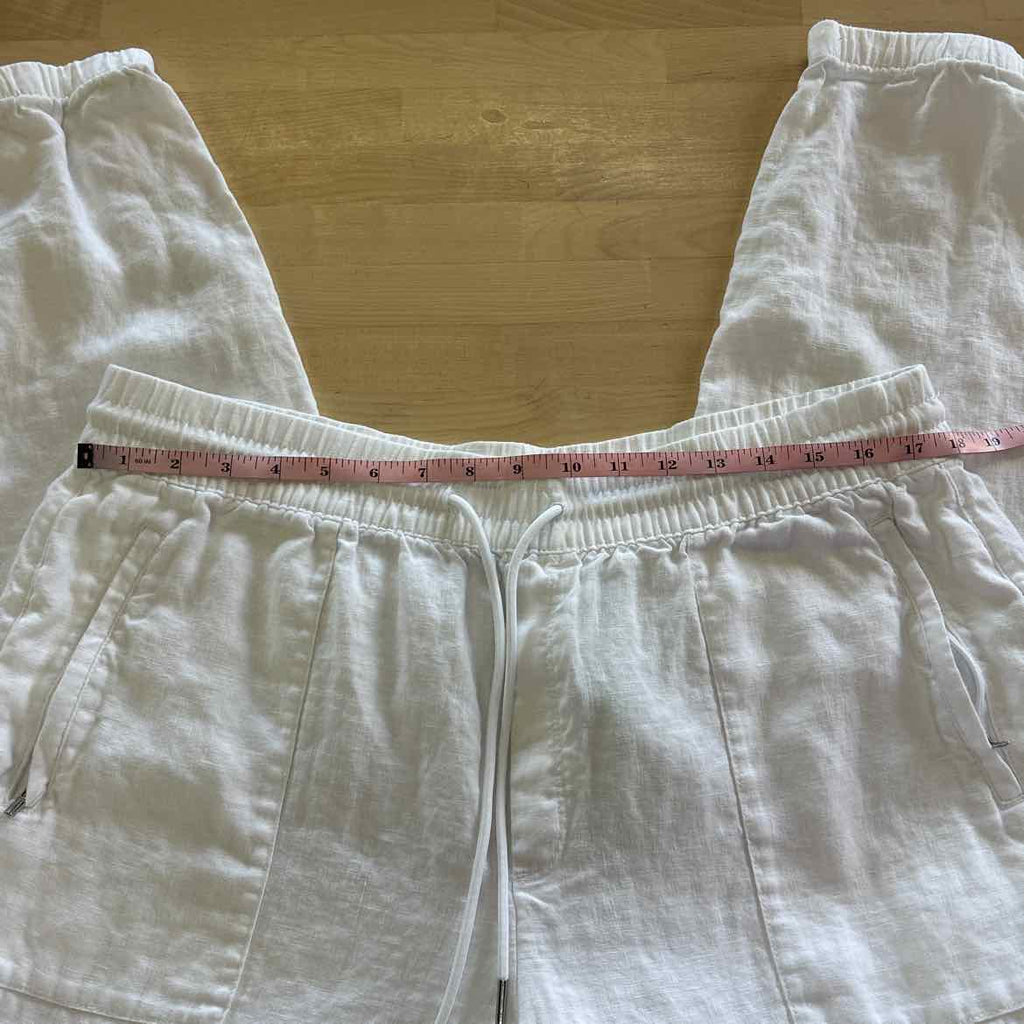 Athleta Size 16 White Linen Preloved Jogging Pants