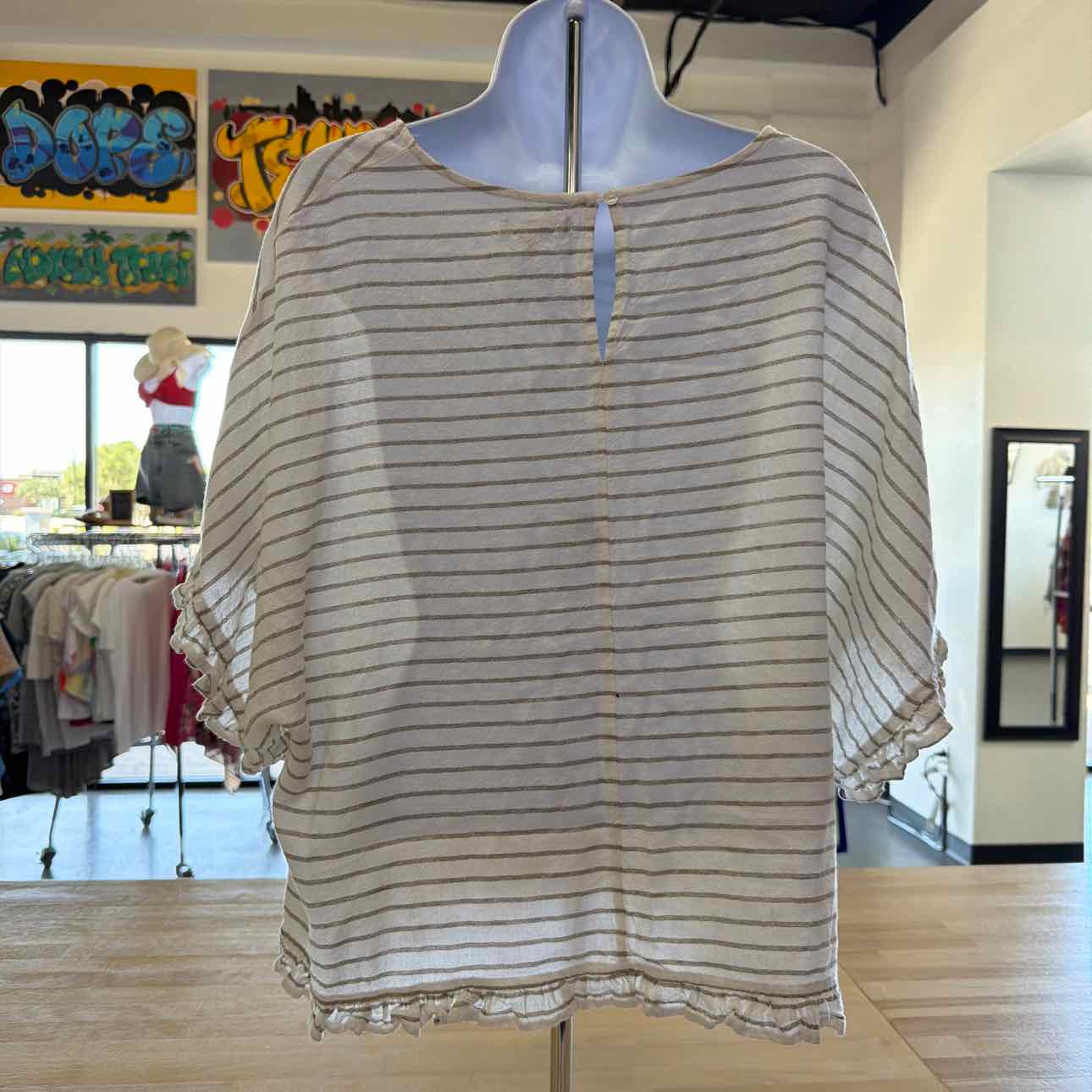 Pure & Simple Size XL Pink Preloved Blouse SS