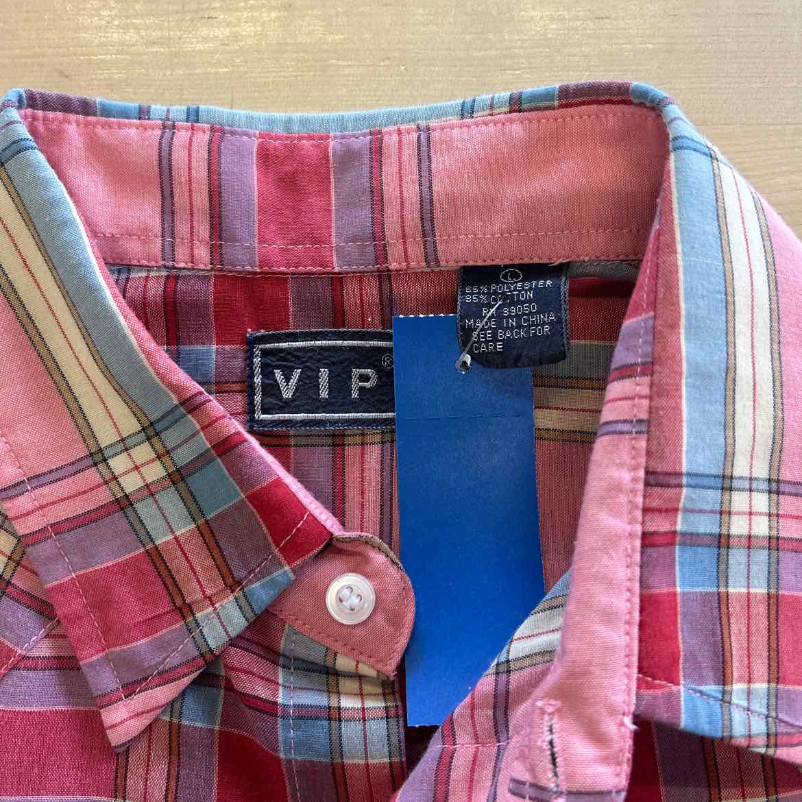 VIP Size L Pink Preloved MENS Button Down Shirt