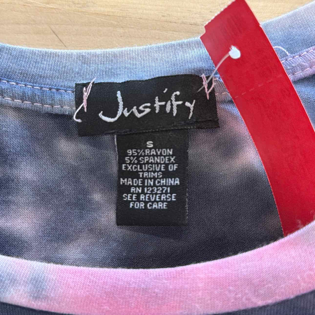 Justify Size S Pink Used Shirt