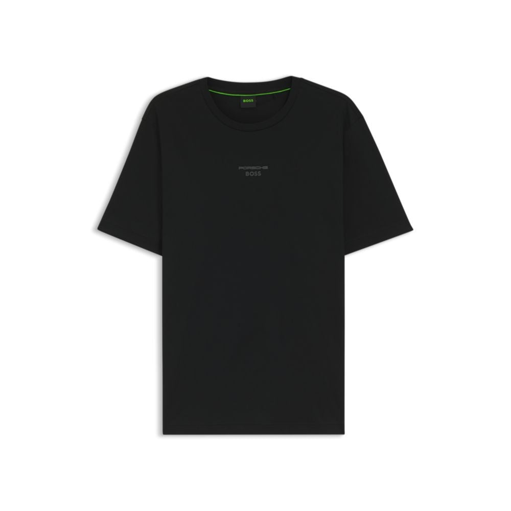 BOSS Size L Porsche X Mercerized-cotton T-shirt with Rear Graphics