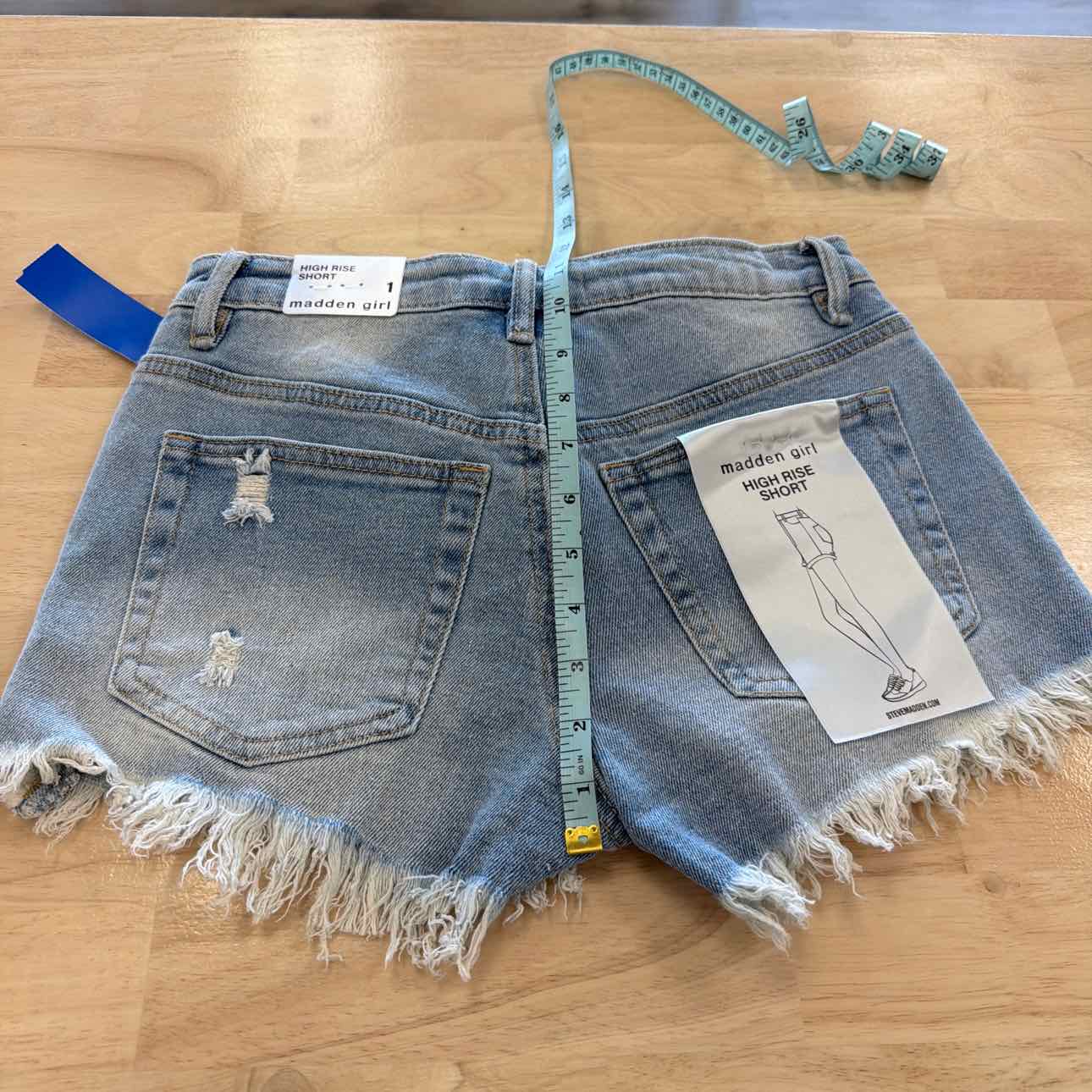Madden Girl Women Size 1 Blue New Shorts