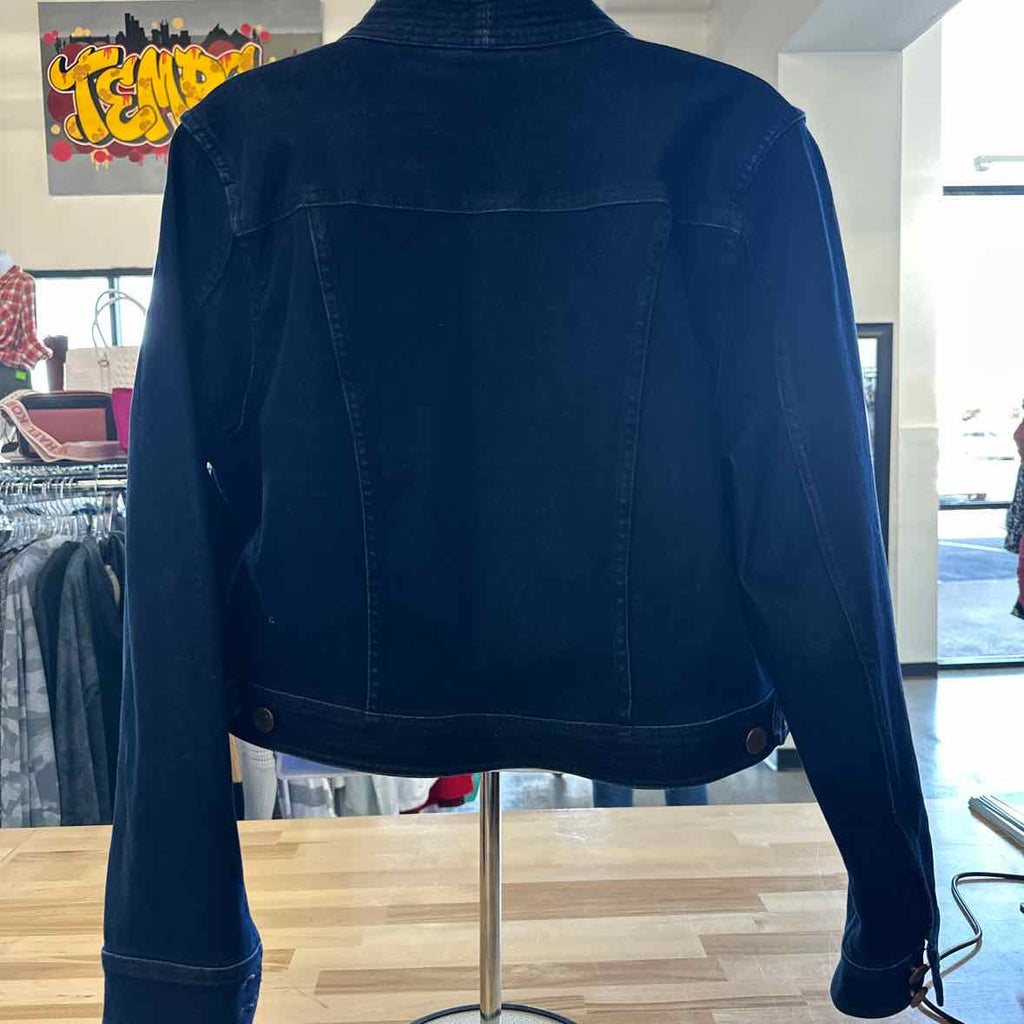 Soft Surroundings Size L Blue Jacket