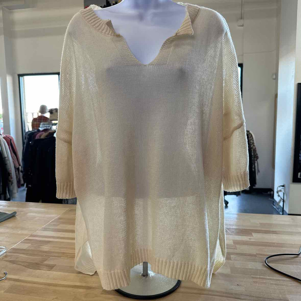 By Together Size M White Blouse