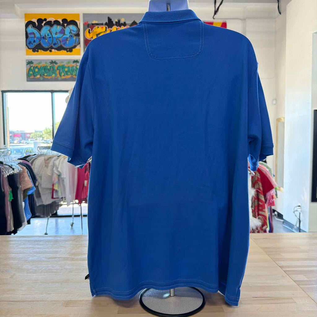 Tommy Bahama Size XXL Blue Preloved MENS Polo