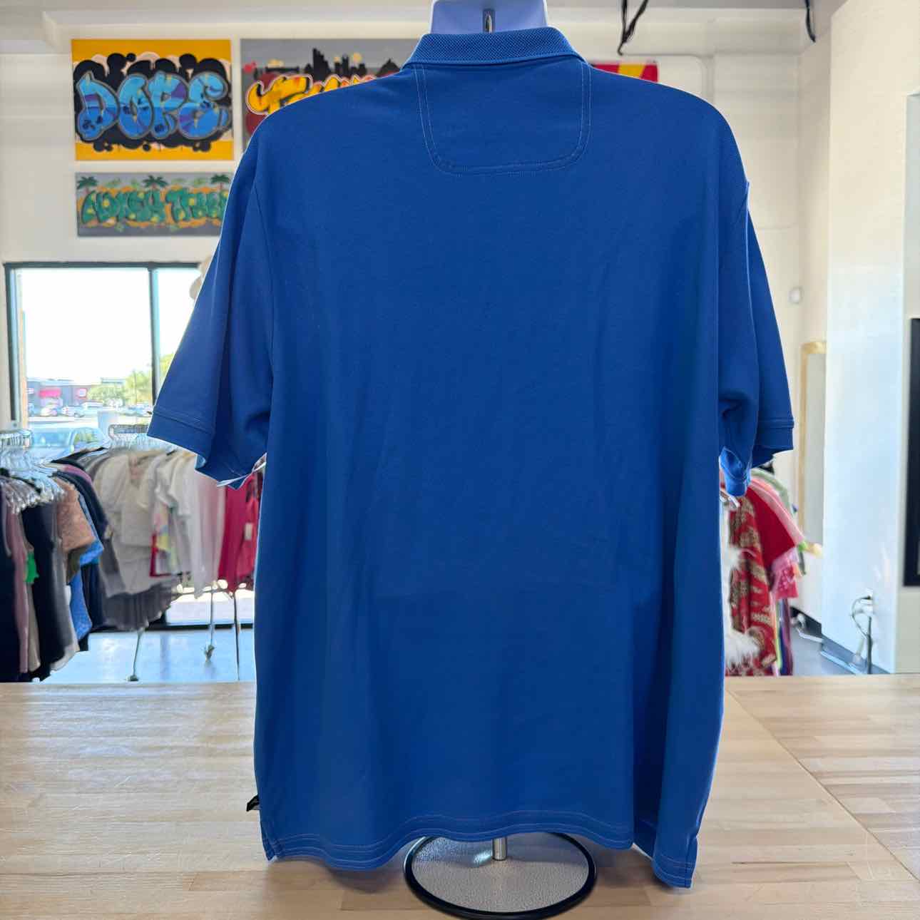 Tommy Bahama Size XXL Blue Preloved MENS Polo