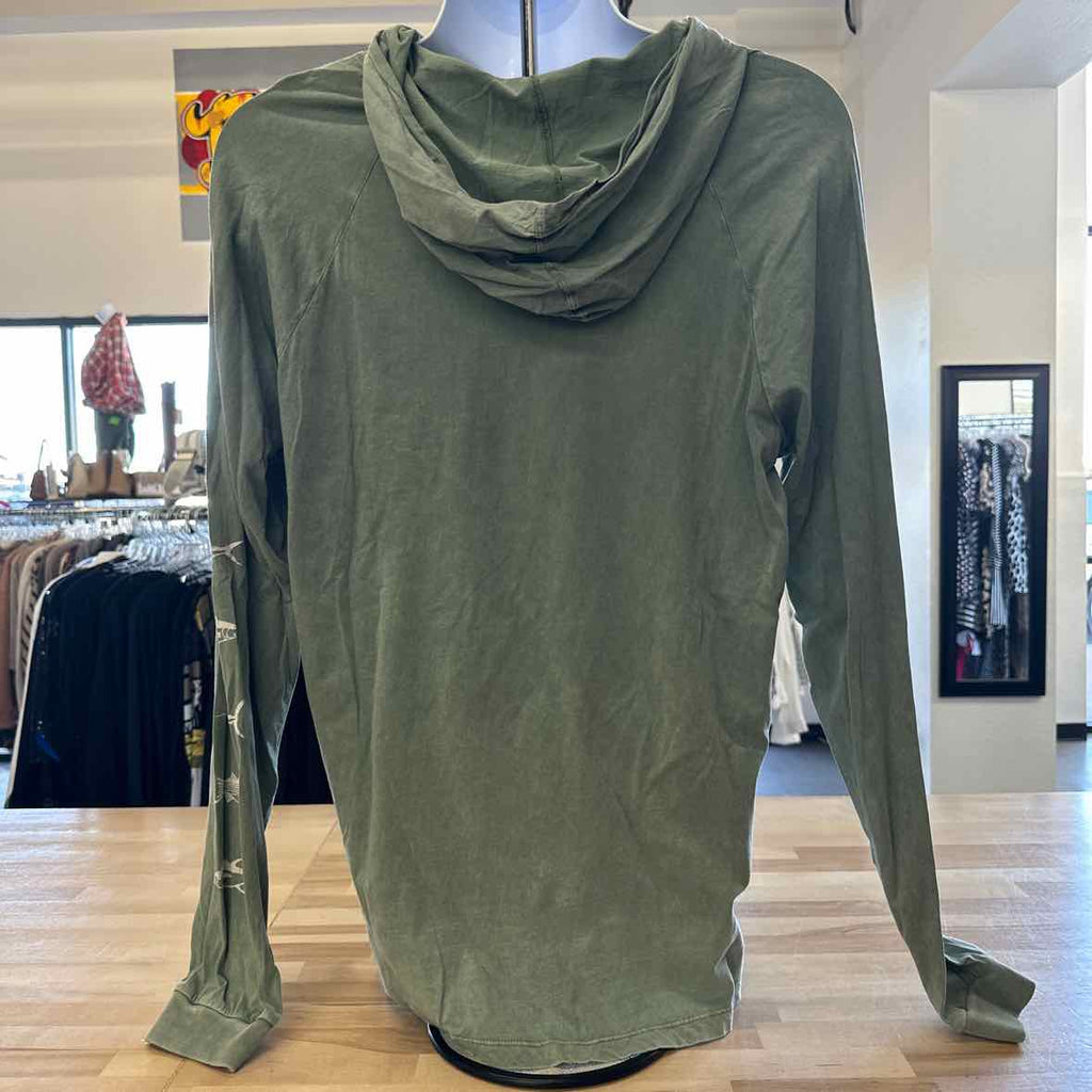 Salty Crew Size L Green MENS Long Sleeve Shirt