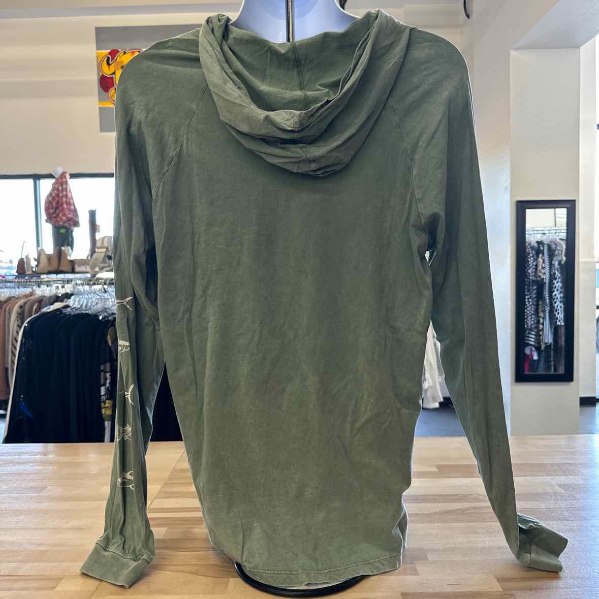 Salty Crew Size L Green MENS Long Sleeve Shirt
