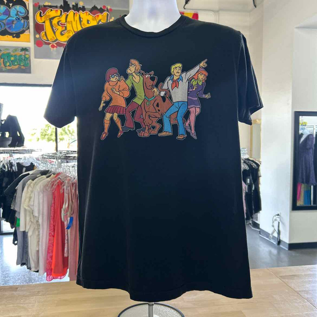 Scooby Doo Size L Black Preloved T-Shirt SS
