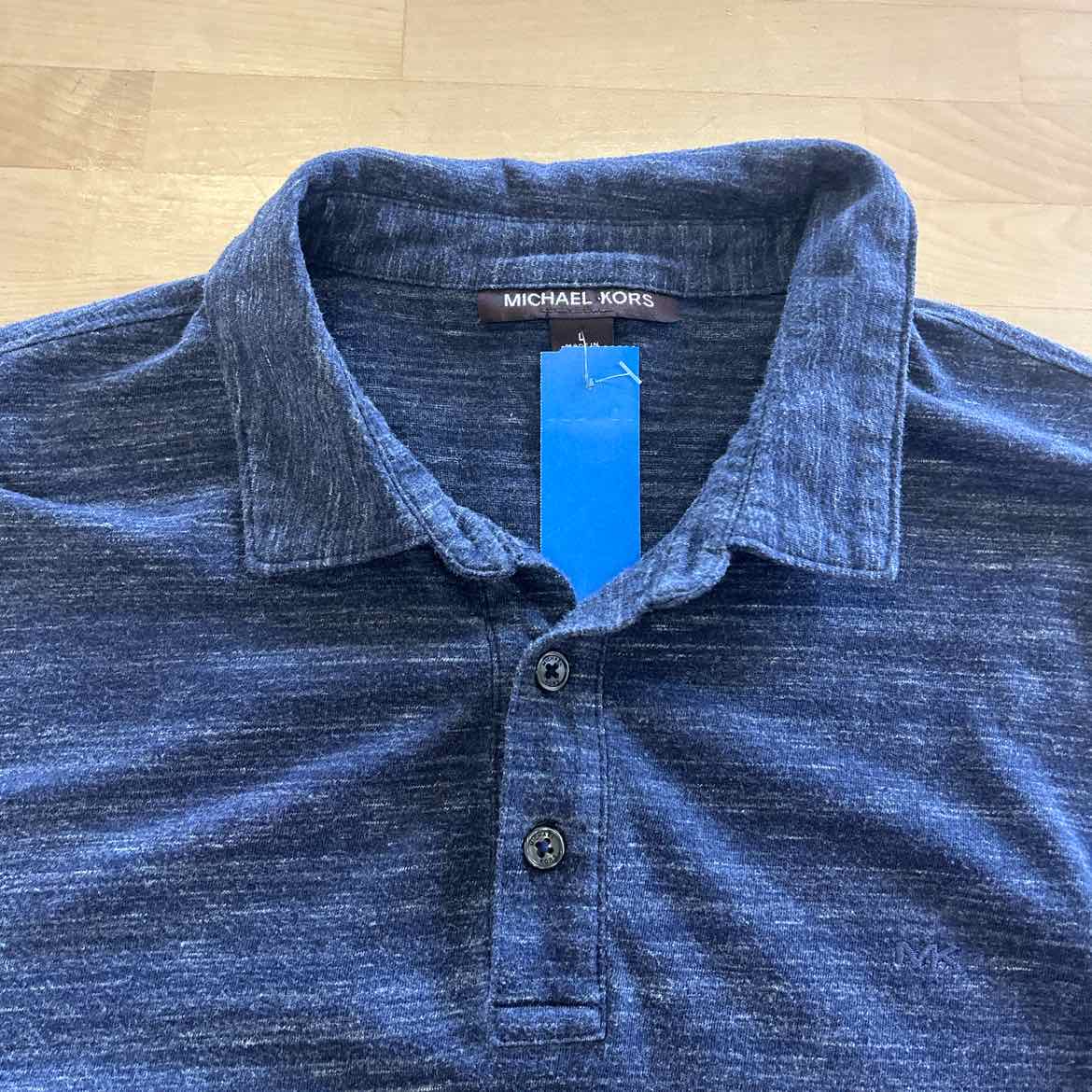 Michael Kors Size L Blue Preloved MENS Polo