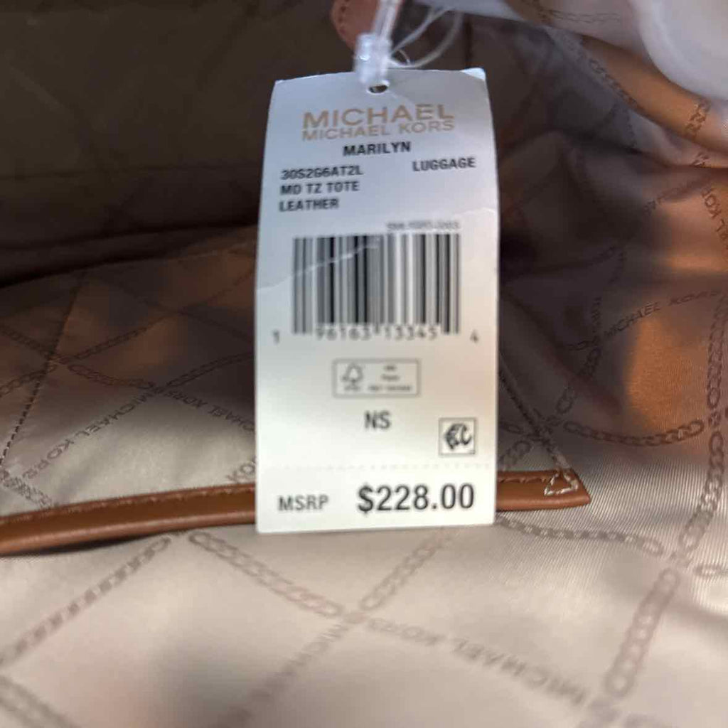 Michael Kors Marilyn Medium Top-Zip Tote Bag NWT