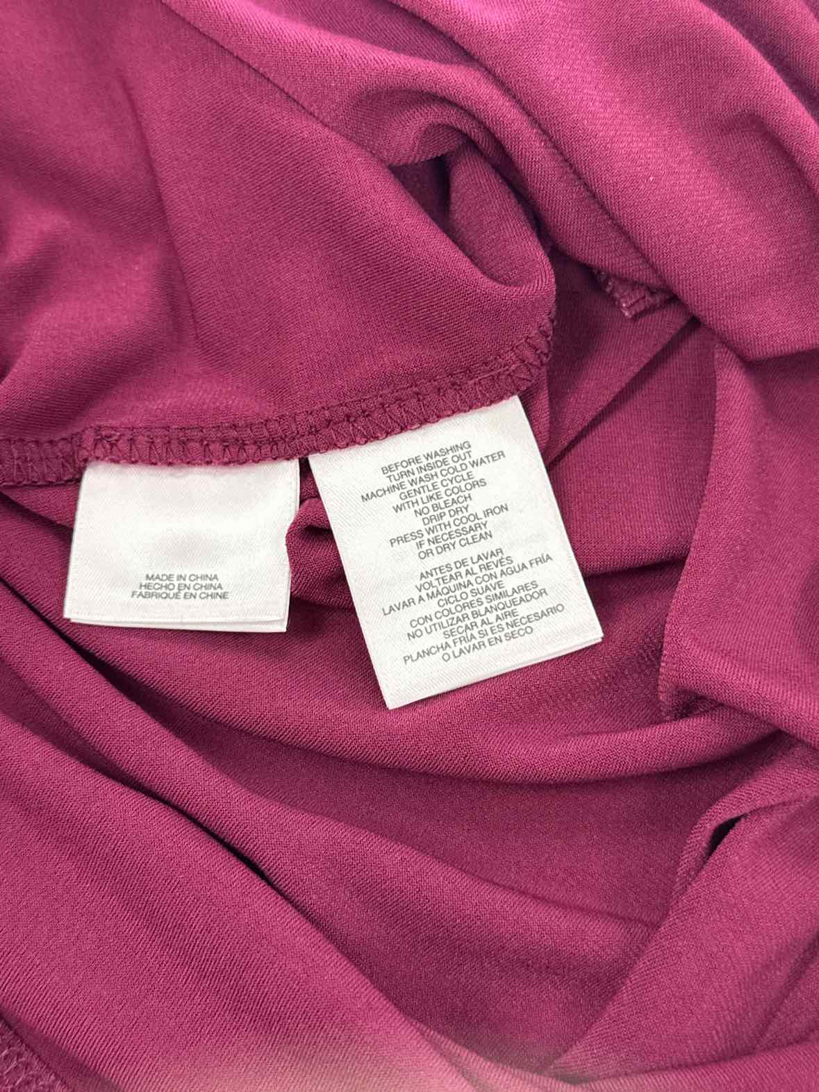 Anne Klein Size S Plum New Knit Top