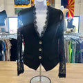 Futario Size XS Black Lace Jacket