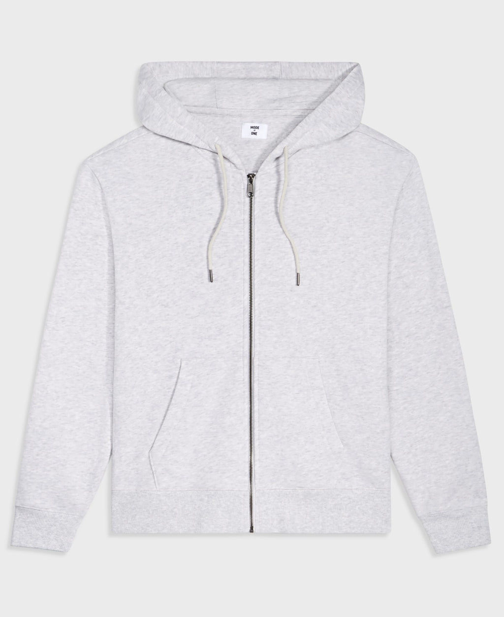 Mode of One Men's Long-Sleeve Full-Zip Fleece Hoodie
