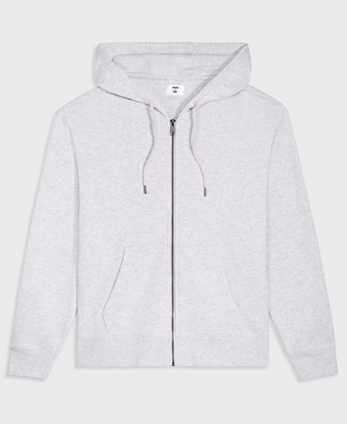 Mode of One Men's Long-Sleeve Full-Zip Fleece Hoodie