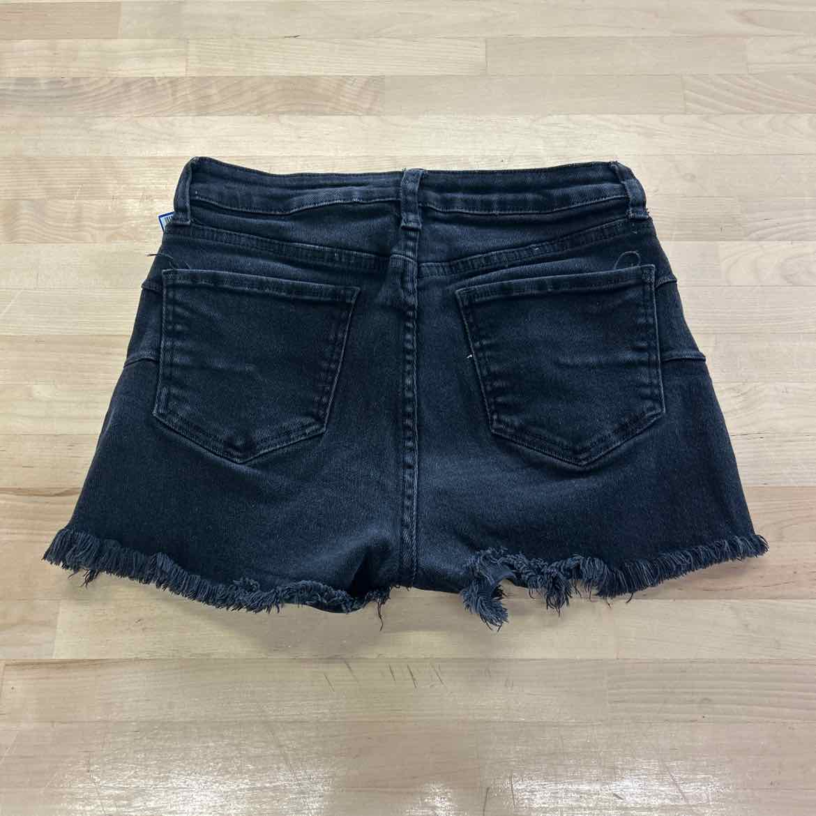 SONG Women Size 9 Black Denim Preloved Shorts