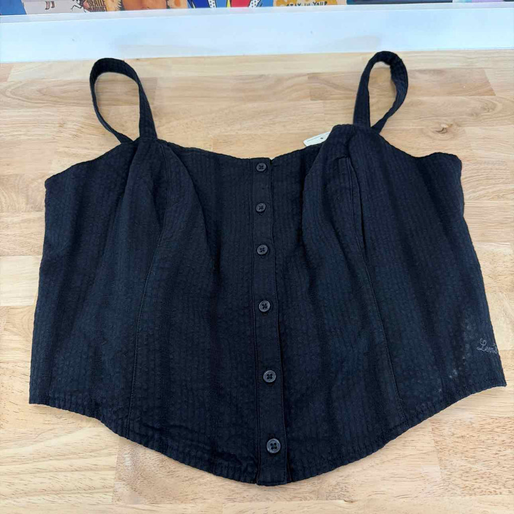 Levi's Size L Black Levi's Adore Bustier Top