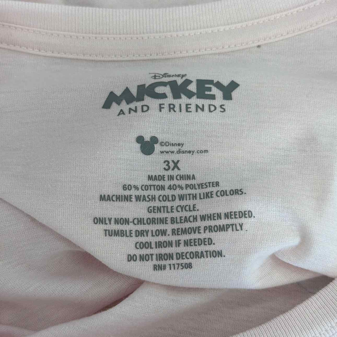 Disney Size 3X Pink New Longsleeve