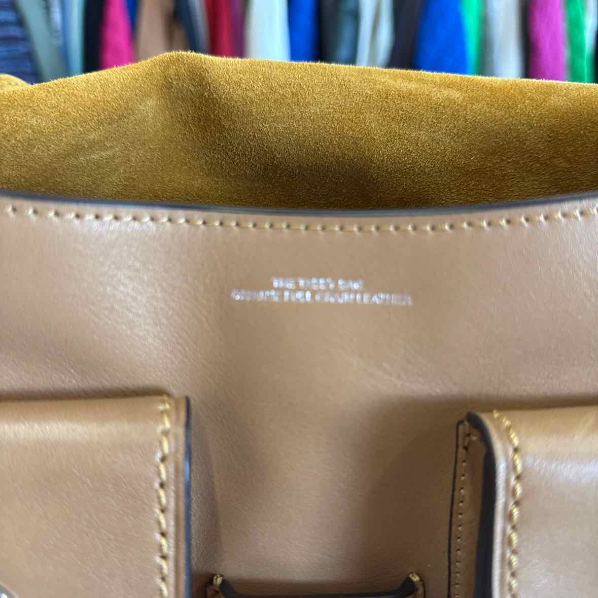 Coach Tabby Cargo Turnlock Full Grain Leather -  Honey Brown