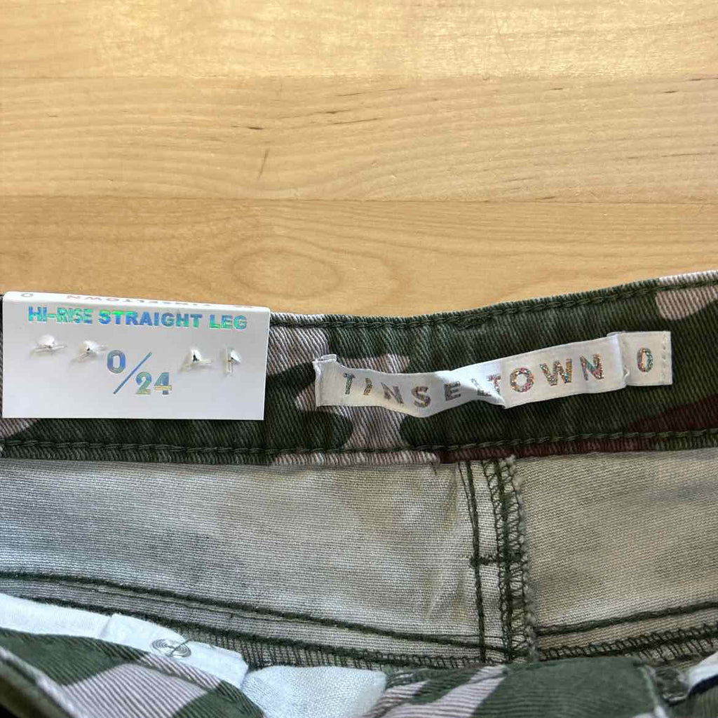 TINSELTOWN Size 0 Green Jeans