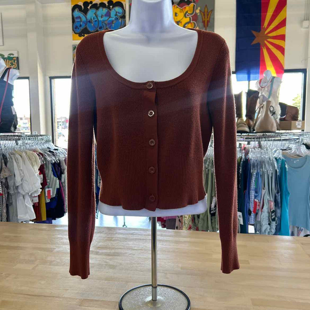 freshman Size M Brown Knit Preloved 2 pc Dress Set