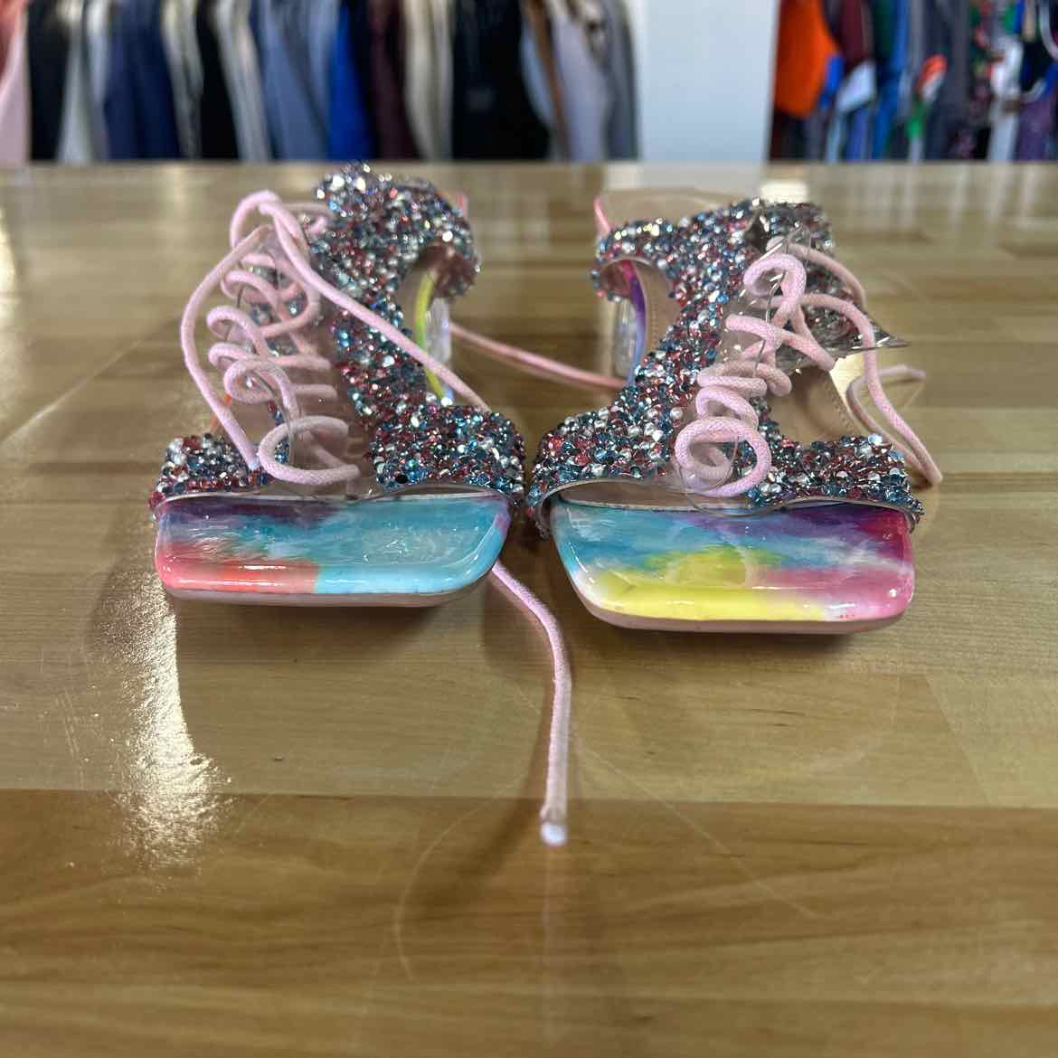 AssortedBrands Size 8.5 Multi Bright Preloved Heels