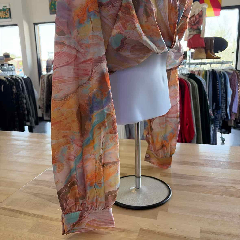Pretty Little Thing Size 8 Multi-Color New Crop Top