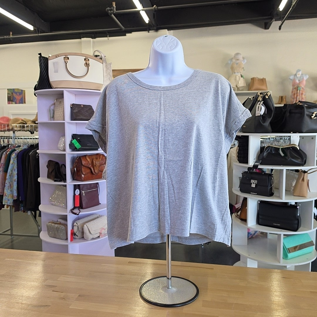 we the free Size L Gray Preloved T-Shirt SS