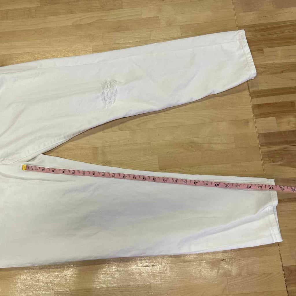 Loft Size 8 White Preloved Pants
