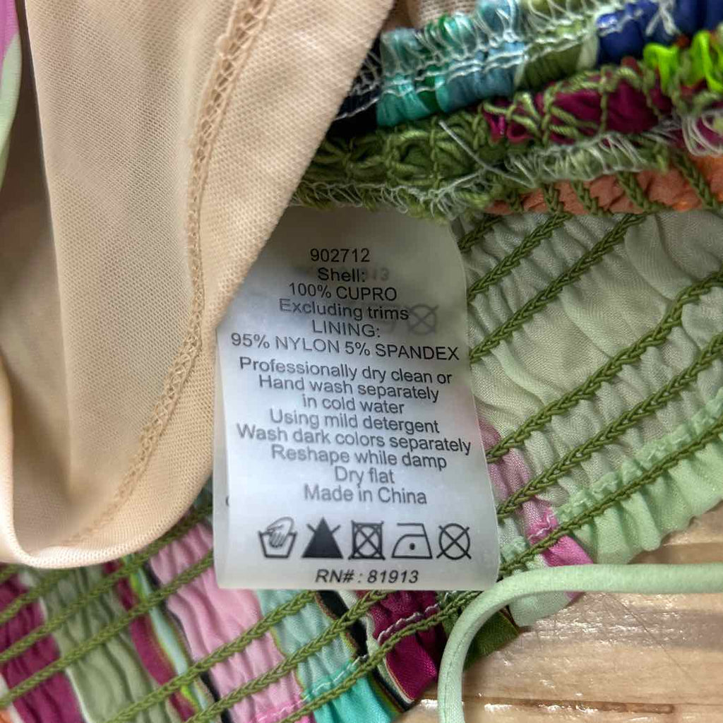 Anthropologie Size M Rainbow New Blouse SS