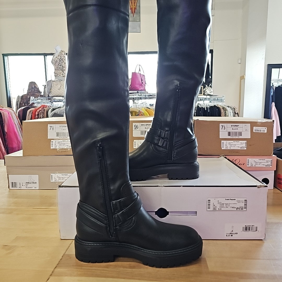 Guess Size 5.5 Black Boots