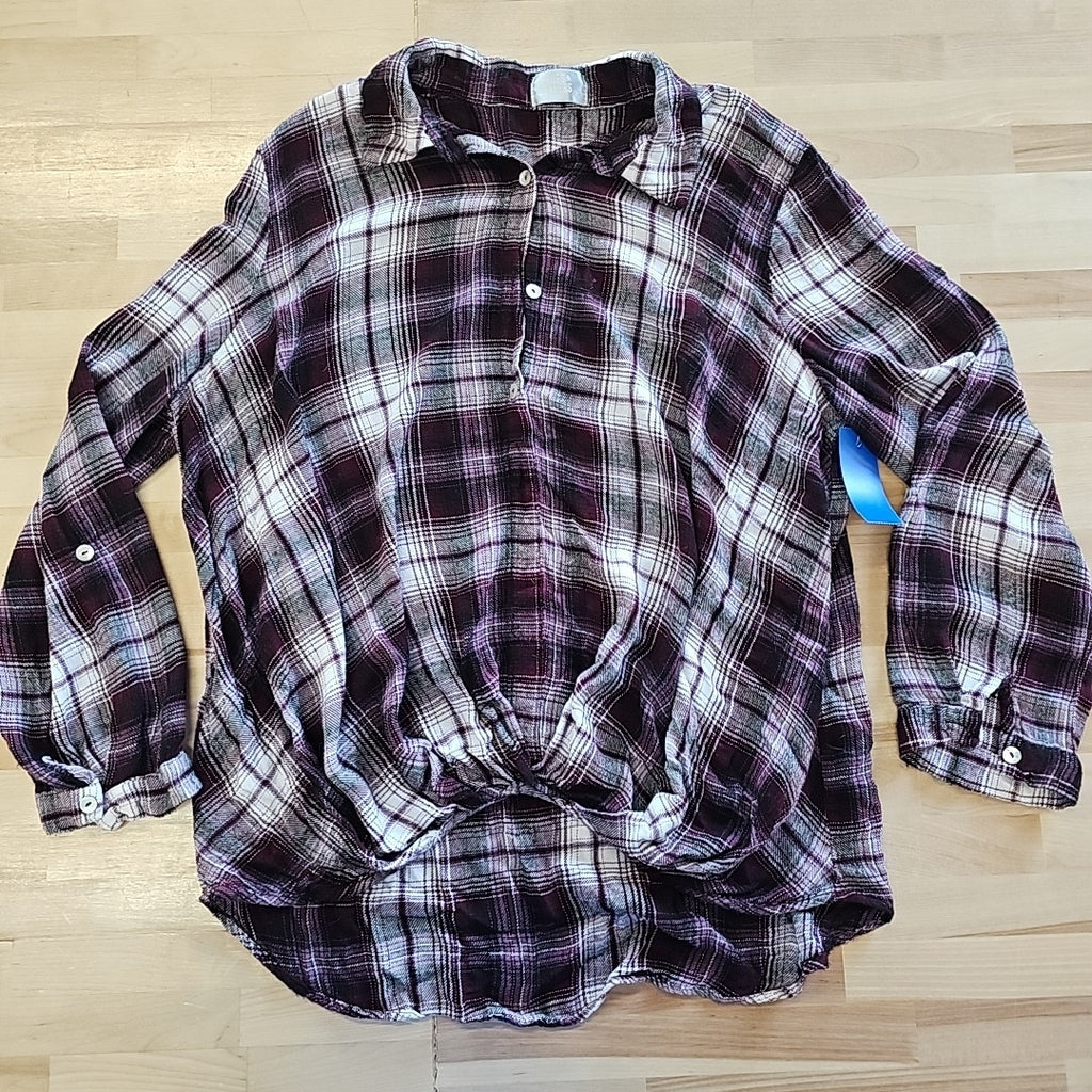 Heroes & Dreamers Size XL Purple flannel