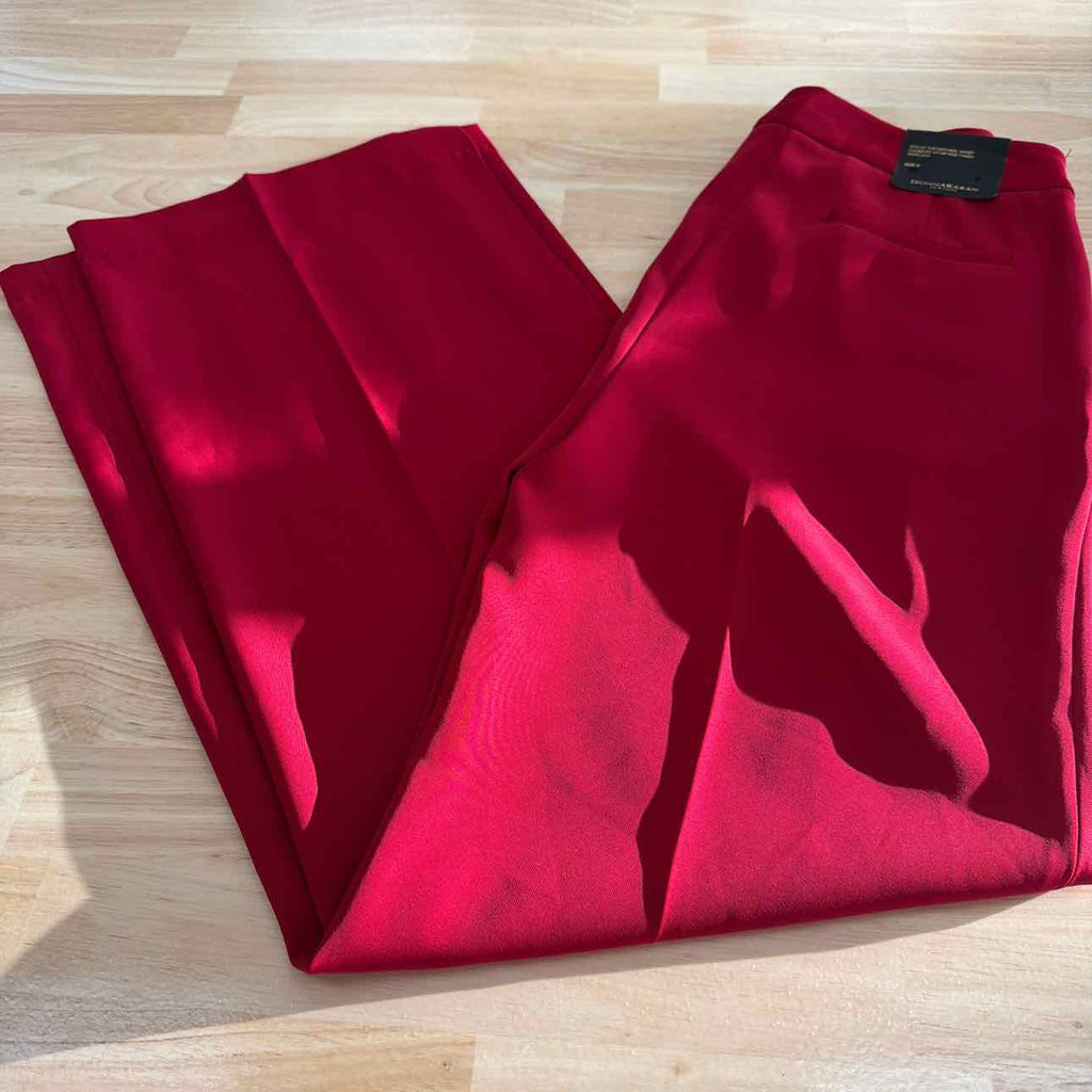 Donna Karan Size 0 Pleated Wide-Leg Pants