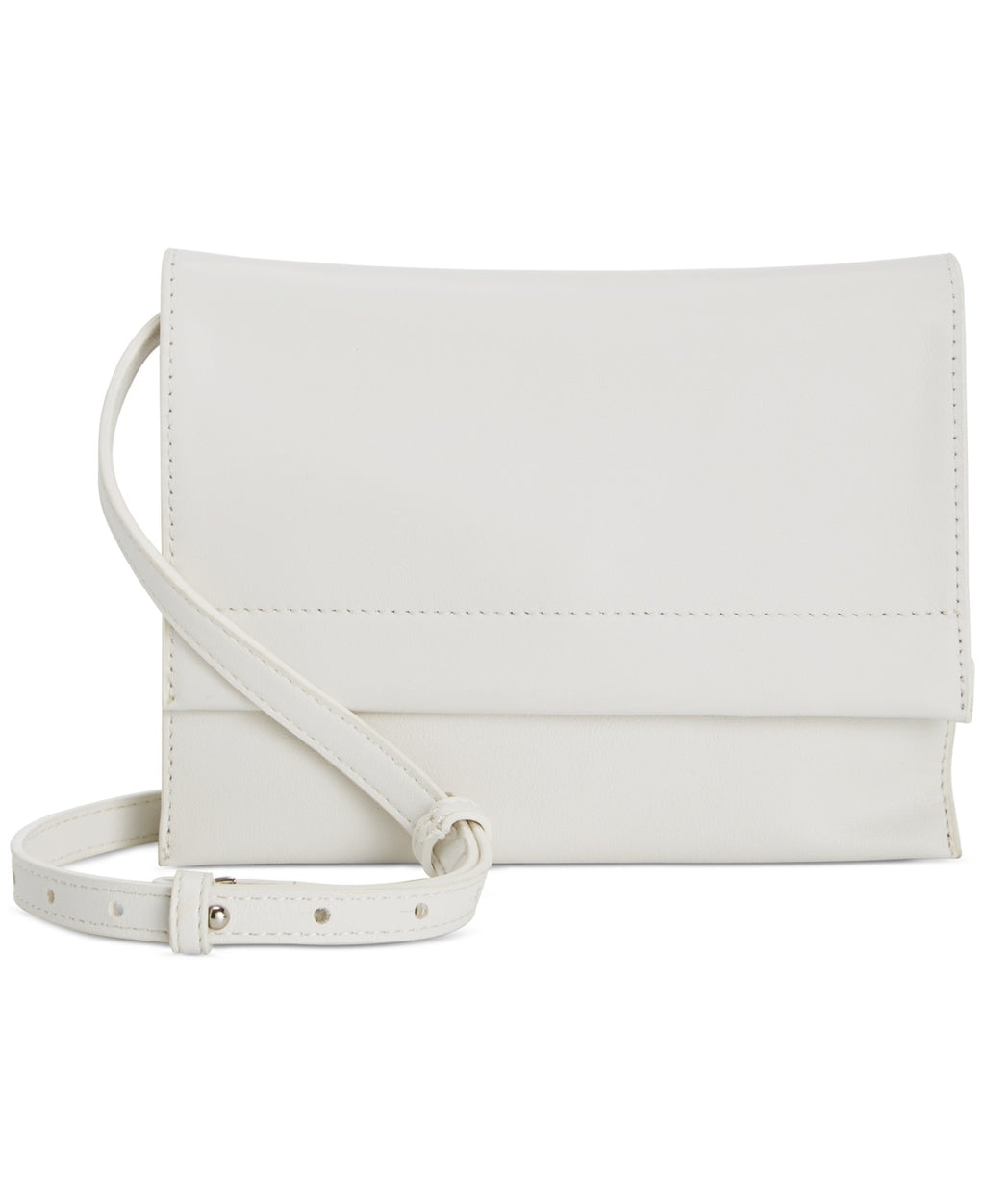Giani Bernini Nappa Flap Crossbody - White  NWT