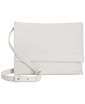 Giani Bernini Nappa Flap Crossbody - White  NWT