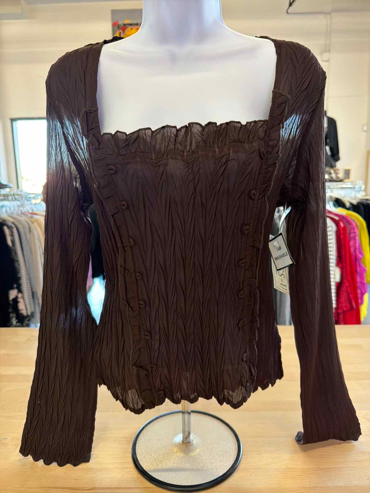 Dress-U Size S Brown Longsleeve