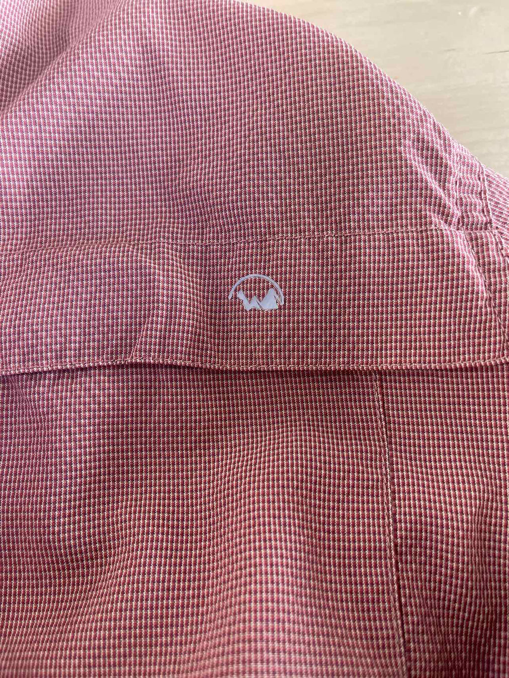 Wrangler Size L Rust Preloved MENS Button Down Shirt