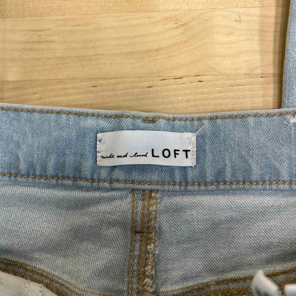 Loft Size 6 Blue Denim Preloved Jeans