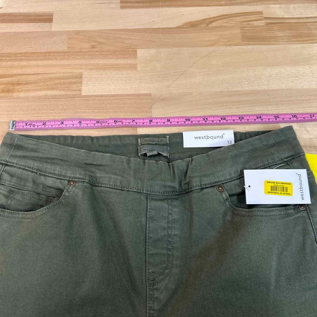 Westbound Size 12 Green New Pants
