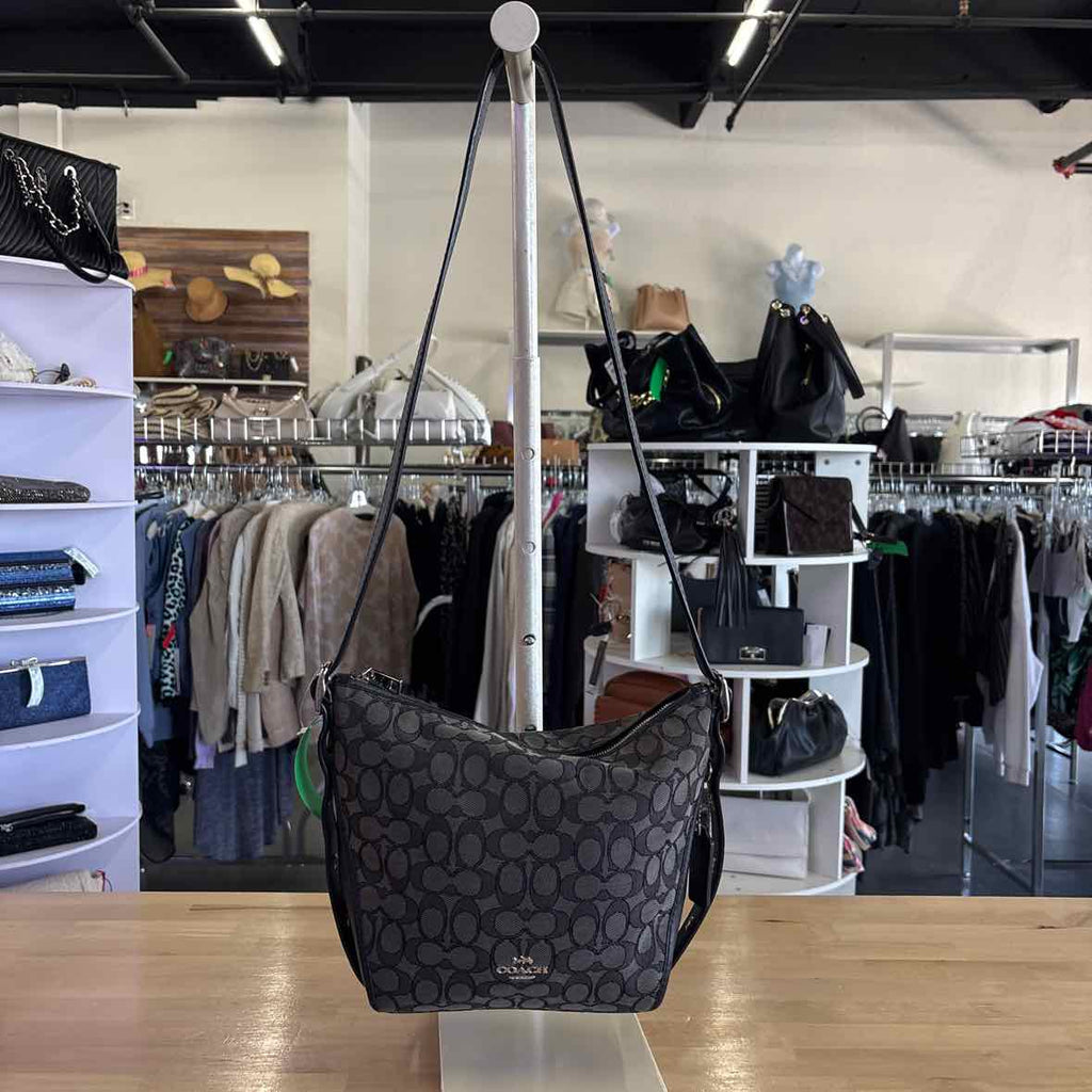 Coach Black/Gray Crossbody