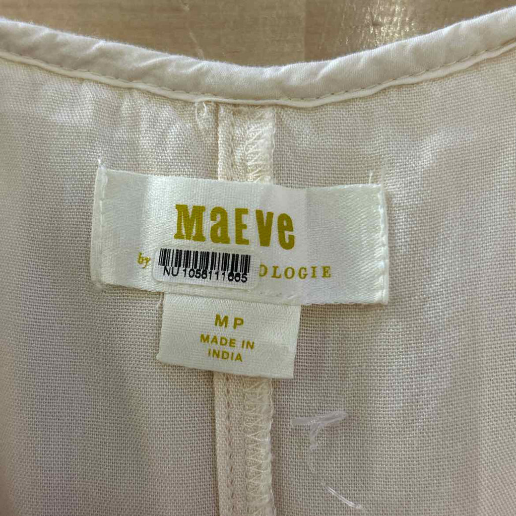 Maeve Size M Off White Preloved Dress