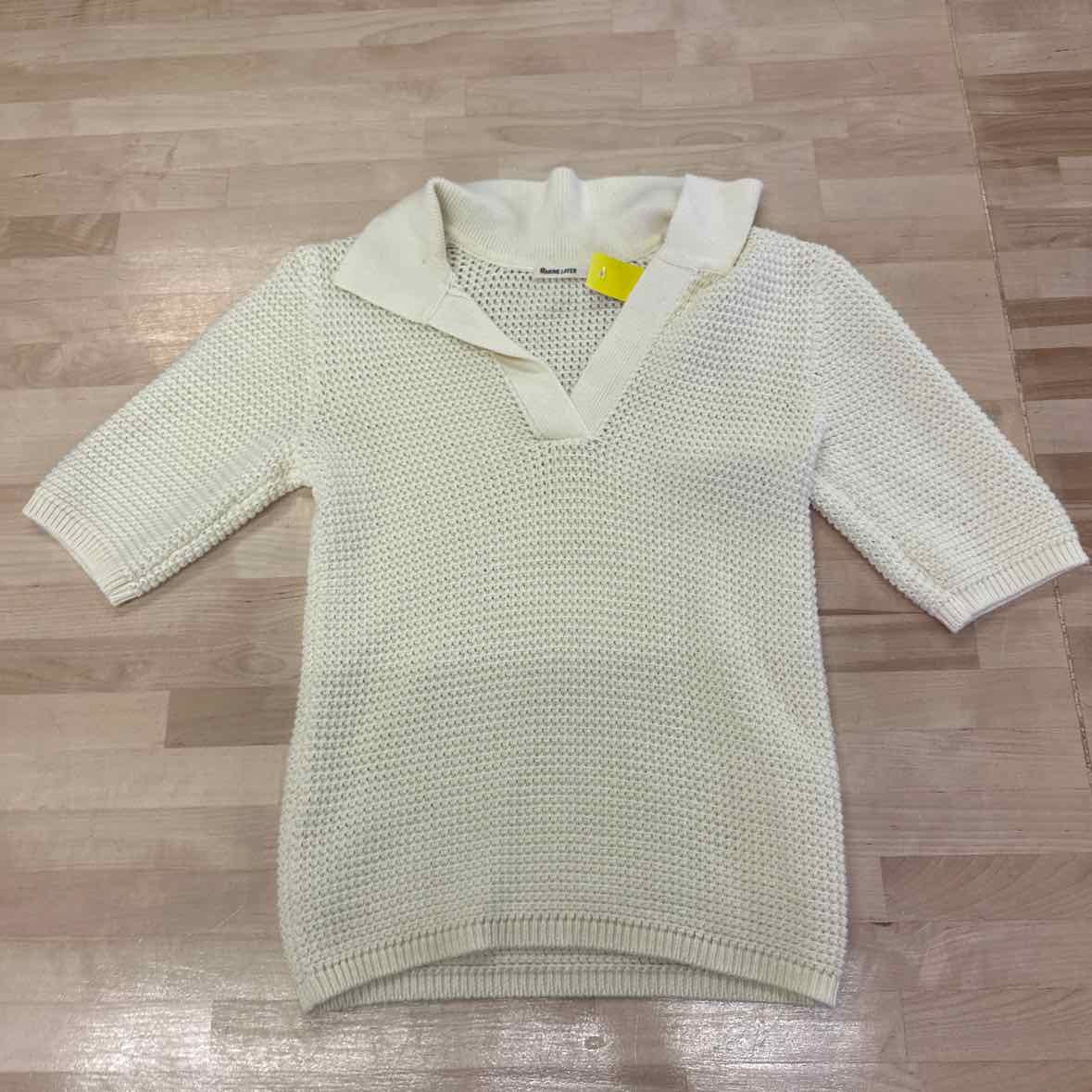Marine Layer Size XS Yellow Knit Polo
